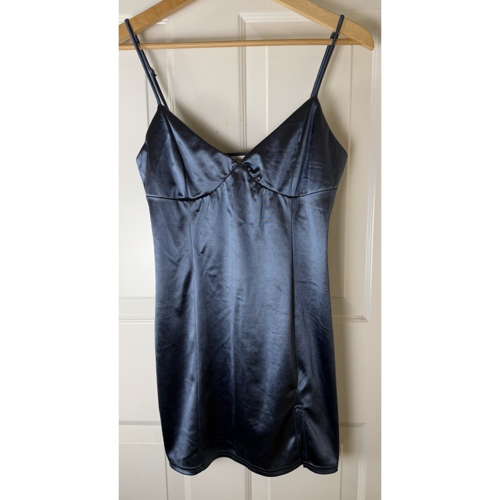 Y2K Retro Coquette Cocktail Festival Babydoll Indie Sleaze Satin Mini Slip Dress